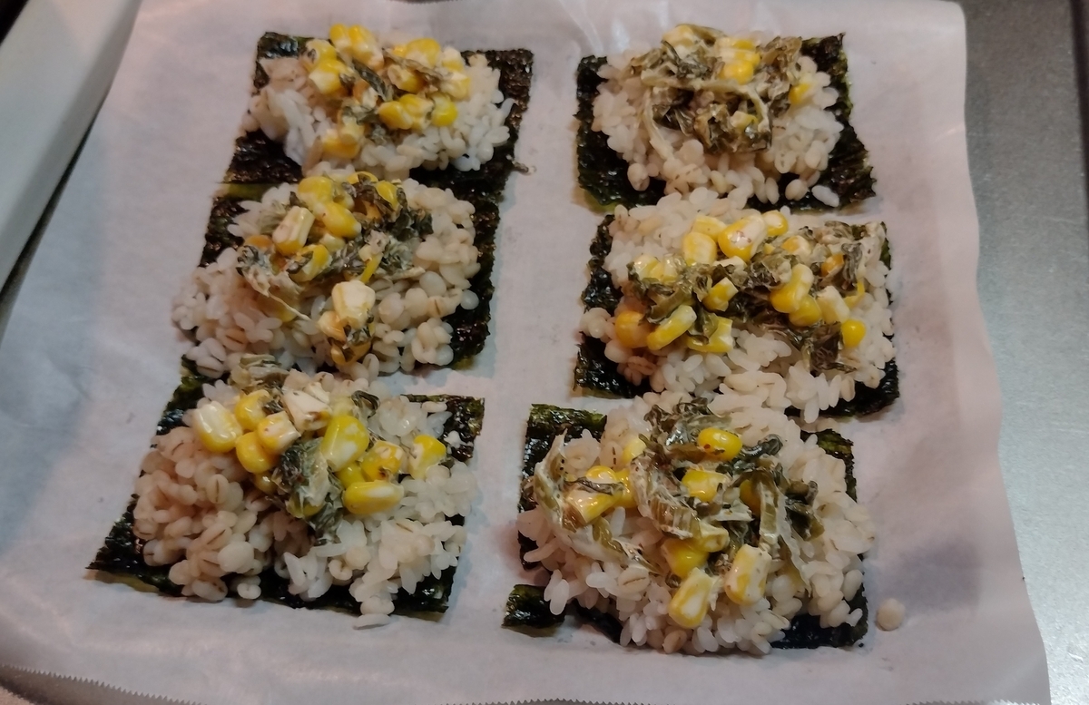 寿司屋の脇役のマヨコーン軍艦をおうちごはんで食べるならちょっと 