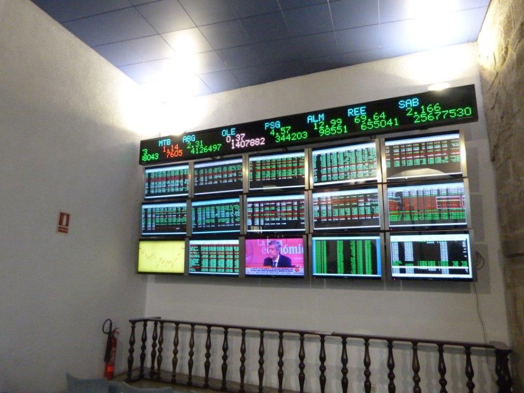 Led Display Box For Share Price Trading and Finance Labs being setup through Student Managed Funds ...