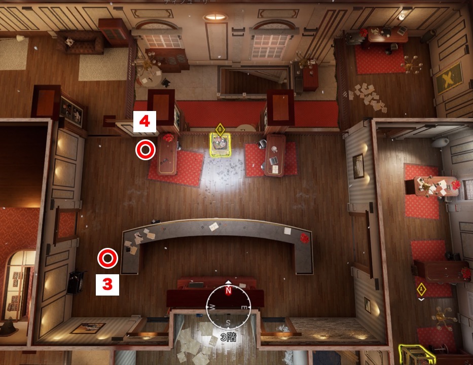 【R6Sマップ攻略】カフェ・ドストエフスキー（3F カクテルラウンジ）マップ攻略【レインボーシックスシージ】 - Pekotaro ...