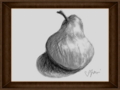 drawing: pear