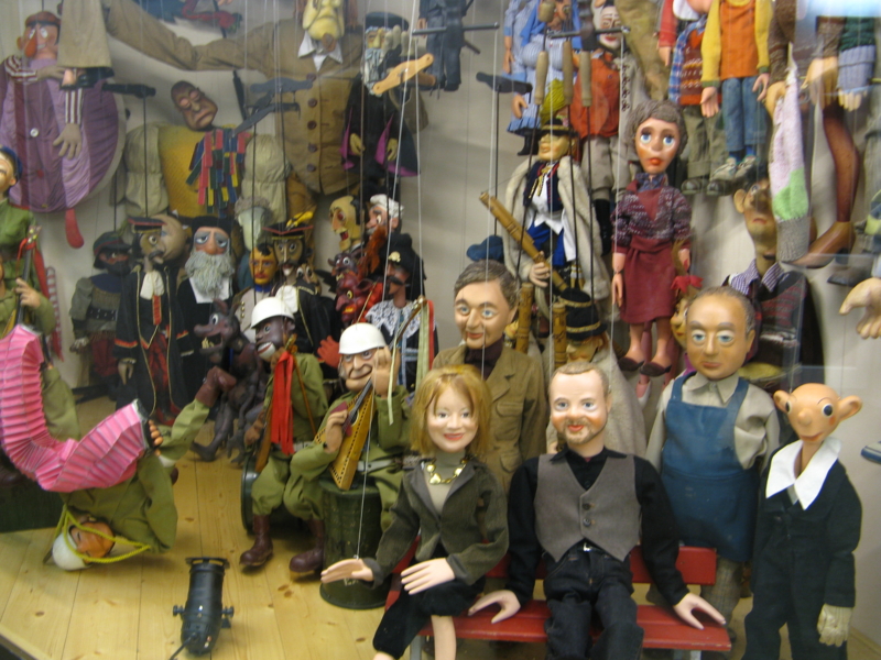 チェコ製 人形劇シュペイブル（Spejbl）の操り人形 チェコ製 人形劇