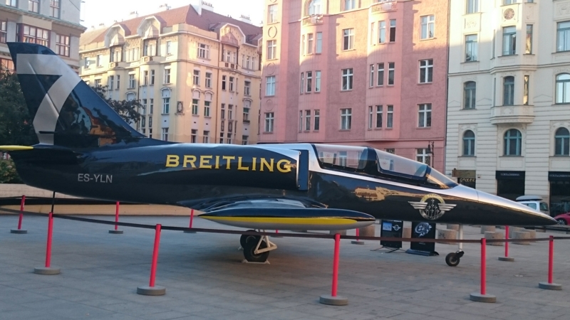ブライトリング（Breitling)飛行機プラハ - チェコの情報