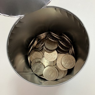 500円玉貯金箱を開封し、入金してみました - coffeeとsweetsがあれば
