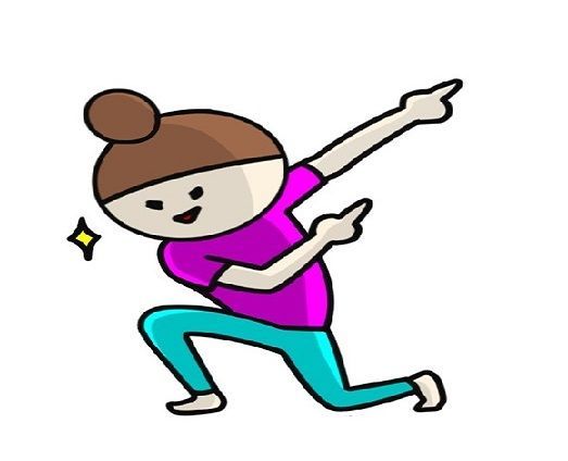 photoAC 女の人が登場してきたイラスト