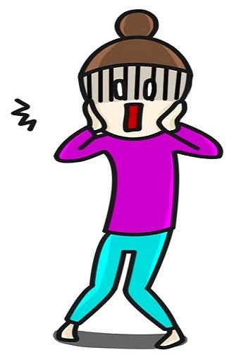 女の人が怒ってるイラスト