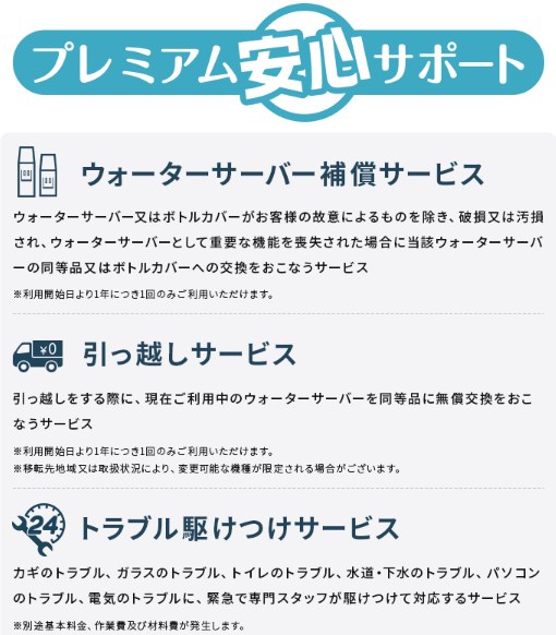 プレミアム安心サポート説明