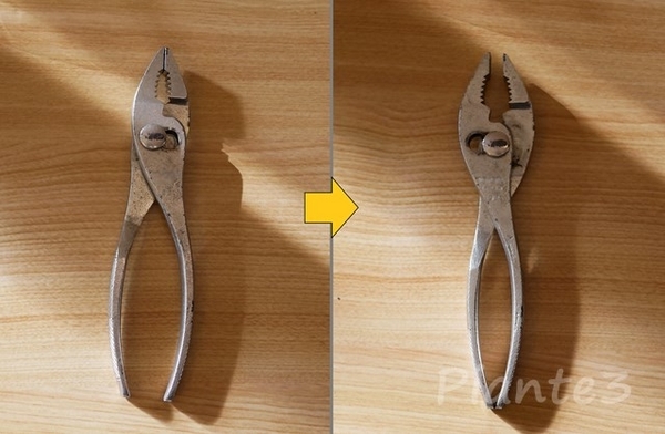 プライヤーの使い方の写真