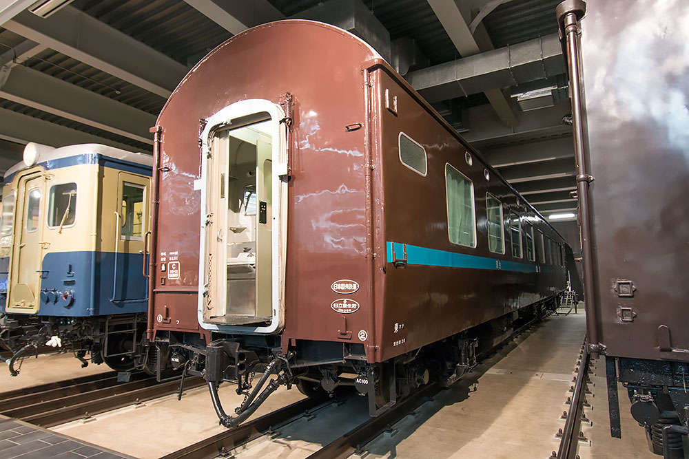 鉄道古物 車内形式板 オロネ10 2053 オロネ10-2078 ぶどう色 (淡緑色帯