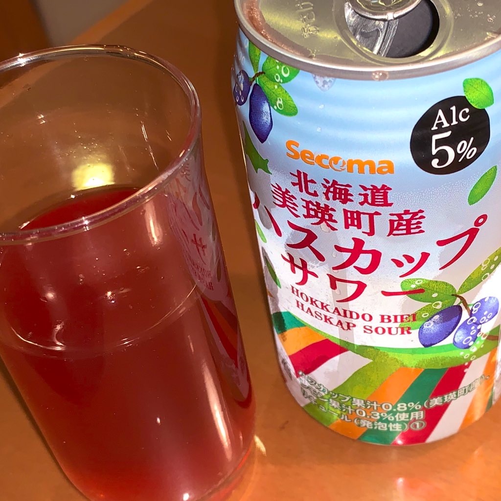 セイコーマートの 北海道 美瑛町産 ハスカップサワー を飲みました Digital Coffee デジタルコーヒー