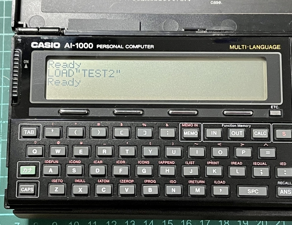 CASIO AI-1000を使ってみる！その2 - レトロパソコンであそぼう！