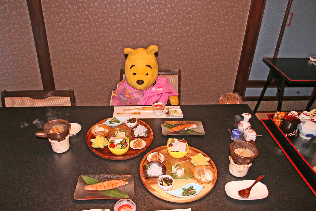 プーさん 静岡県静岡市 梅ヶ島温泉 おもいでの宿 湯の島館に行ったんだ 