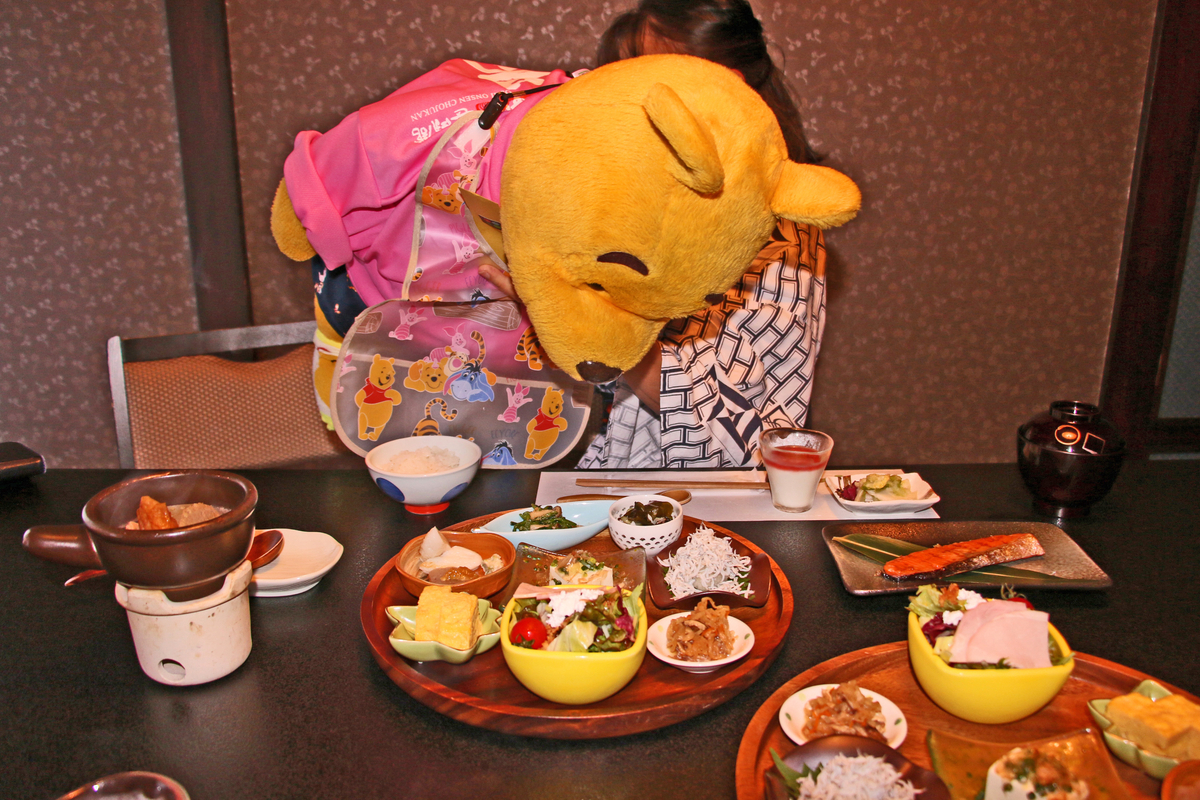 プーさん 静岡県静岡市 梅ヶ島温泉 おもいでの宿 湯の島館に行ったんだ 