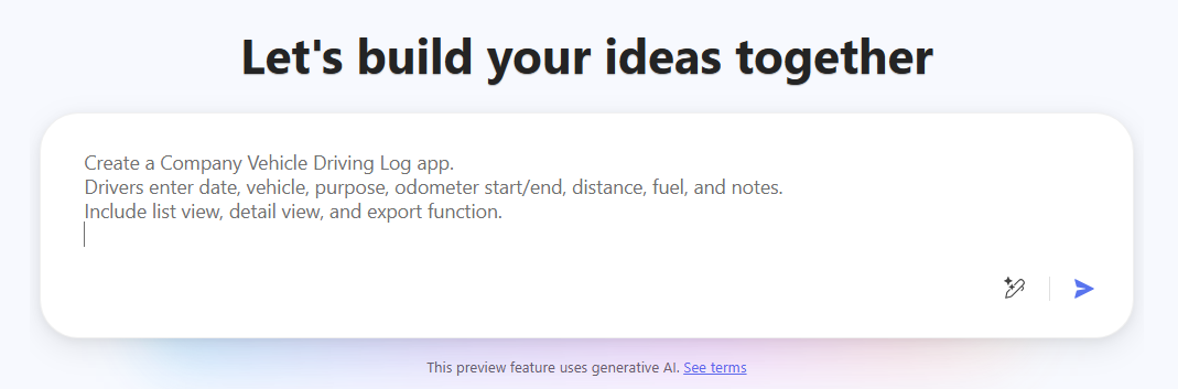 プロンプト編集画面