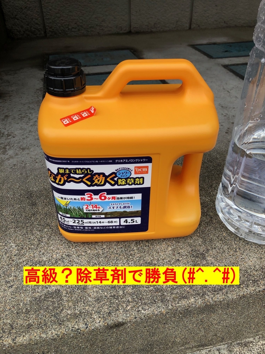 除草剤は値段相応に効くのか ケチな私は小さいことでも悩みます プレジデント168 40代のサラリーマン大家と家族の奮闘記 除草剤は値段相応に効くのか ケチな私は小さいことでも悩みます プレジデント168 40代のサラリーマン大家と家族の奮闘記
