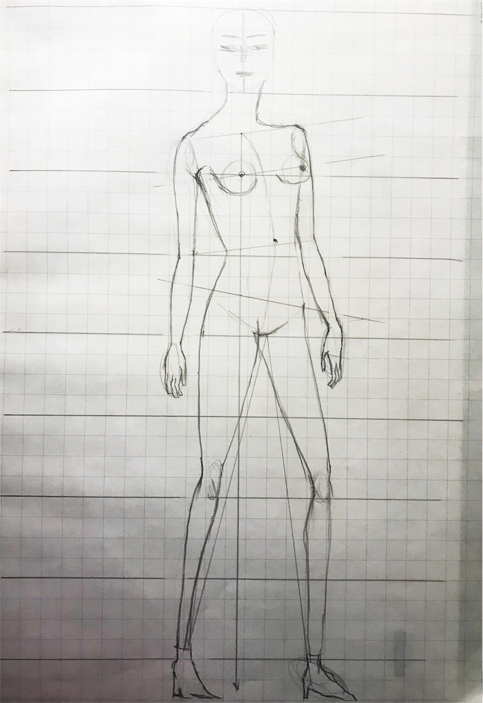 ファッションデザイン画 洋服を描く 洋服大好きぱんじーの奮闘 洋裁 ワンピースデザインと育児のブログ
