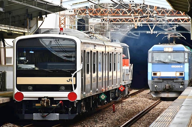 209系横浜支社訓練車、逗子へ。 - レヱル・ガァデン