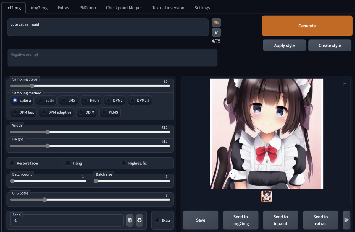 【最新】Waifu Diffusion 1.3を試す - MarkdownとBullet Journal