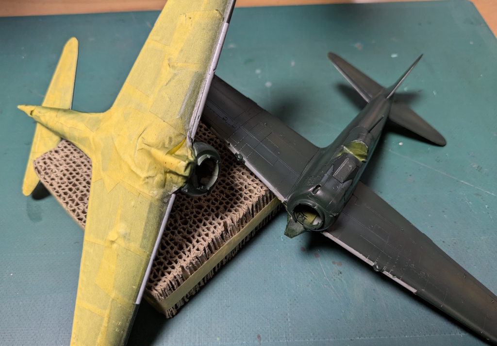 1/48 ハセガワ 零戦五二型/五二型甲/五二型乙/五二型丙 製作（4） - 爺
