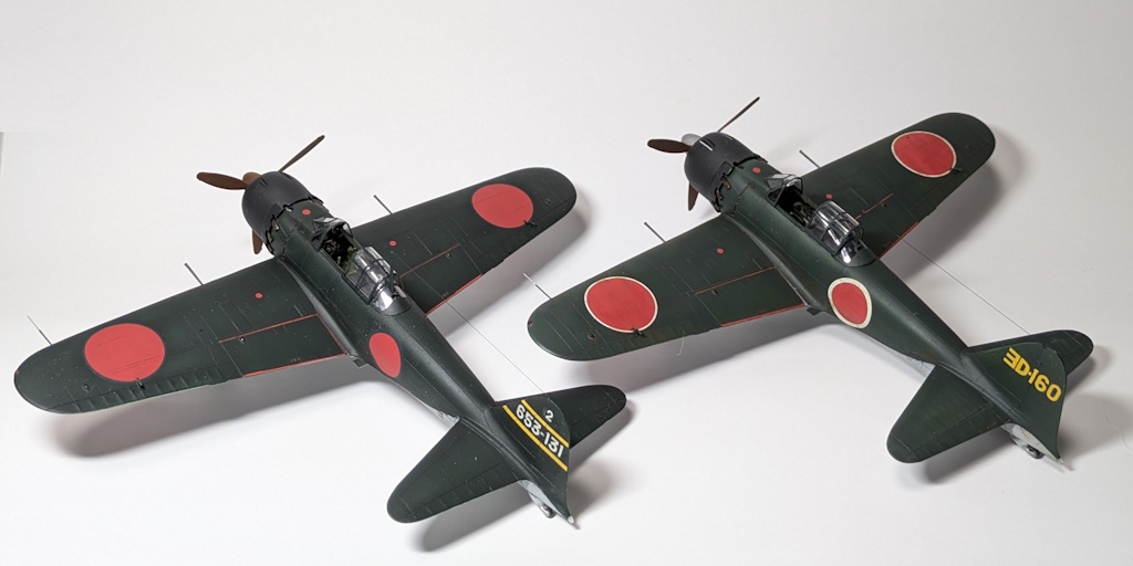 1/48 ハセガワ 零戦五二型 夜間戦闘機（零夜戦 A6M5d-S）（7）完成2