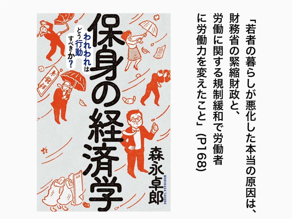 「保身の経済学：森永卓郎」の概要