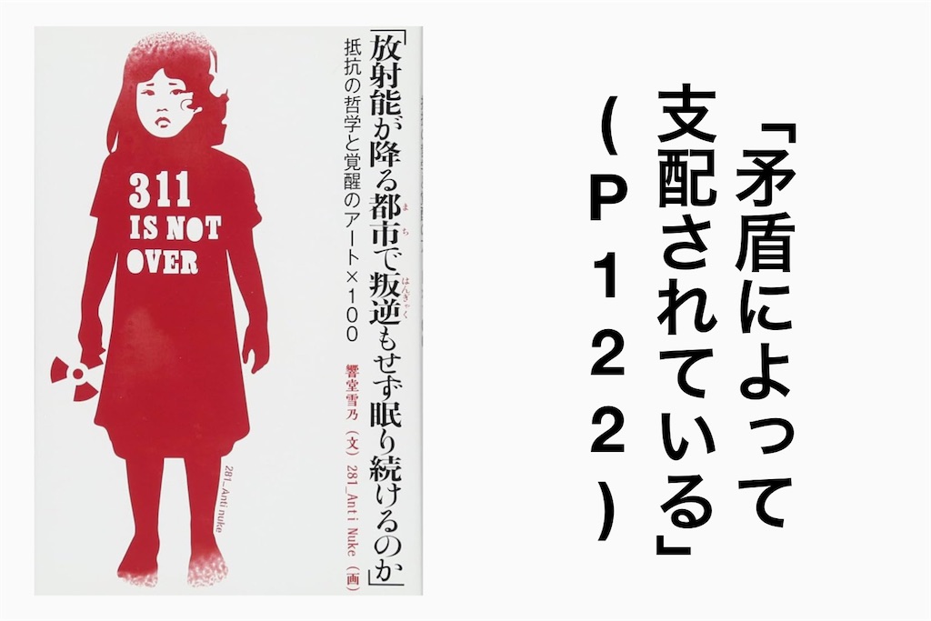 放射能が降る都市で叛逆もせず眠り続けるのか　書評　矛盾