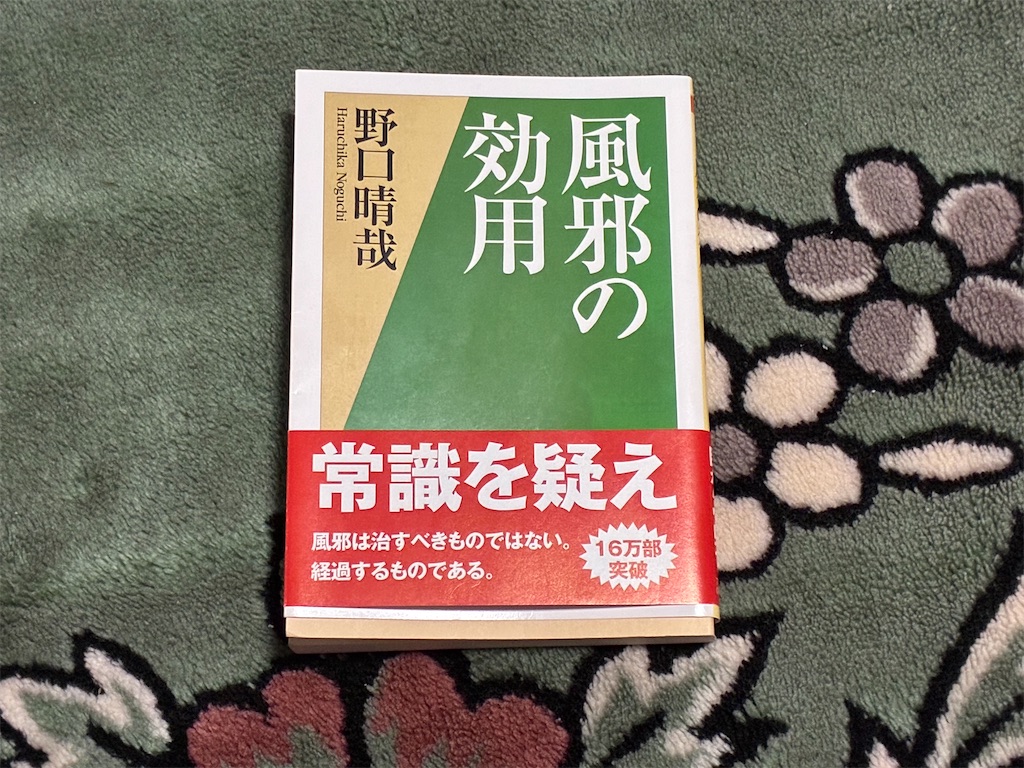 野口晴哉 風邪の効用 表紙