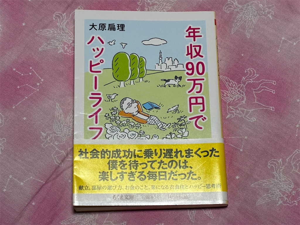 大原扁理　年収90万円でハッピーライフ　生活　表紙　年収90万円