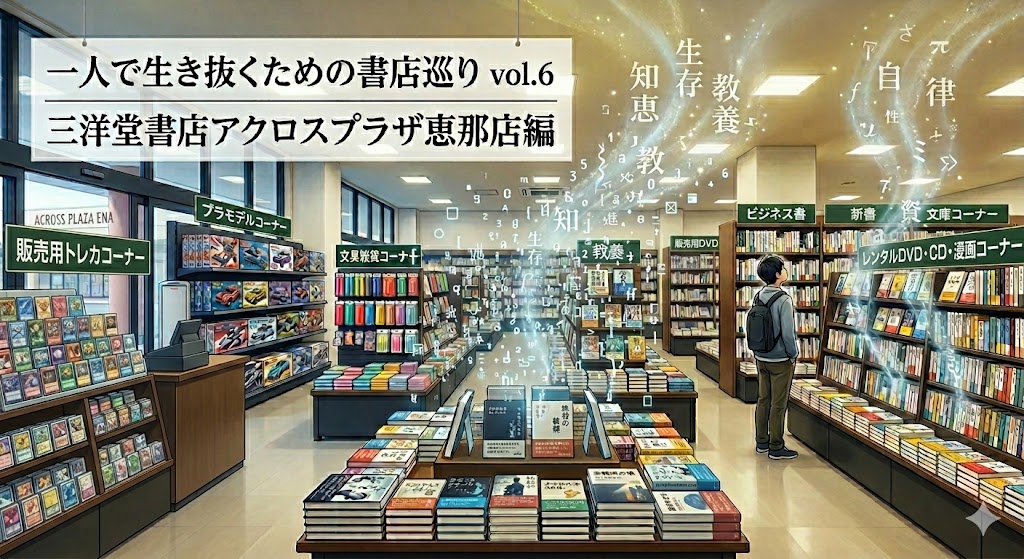 三洋堂書店　アクロスプラザ恵那店　岐阜県　恵那市　レンタル　DVD　CD　漫画　トレカ　本屋さん　書店