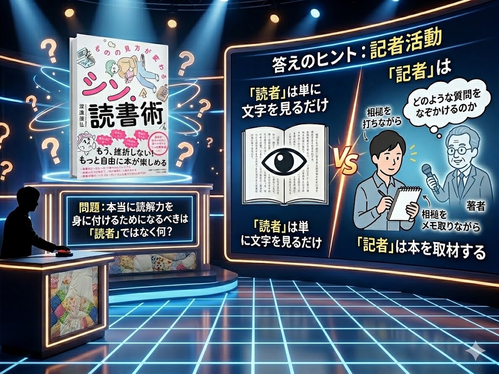 渡邊康弘　シン・読書術　読書術　表紙　記者　一人で生き抜く　書評ブログ　書評記事