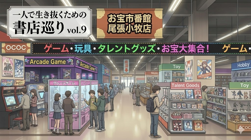 お宝市番館尾張小牧店　お宝市番館　尾張小牧店　愛知県小牧市　愛知県　小牧市　一人で生き抜く　書評記事　書評ブログ　Gemini