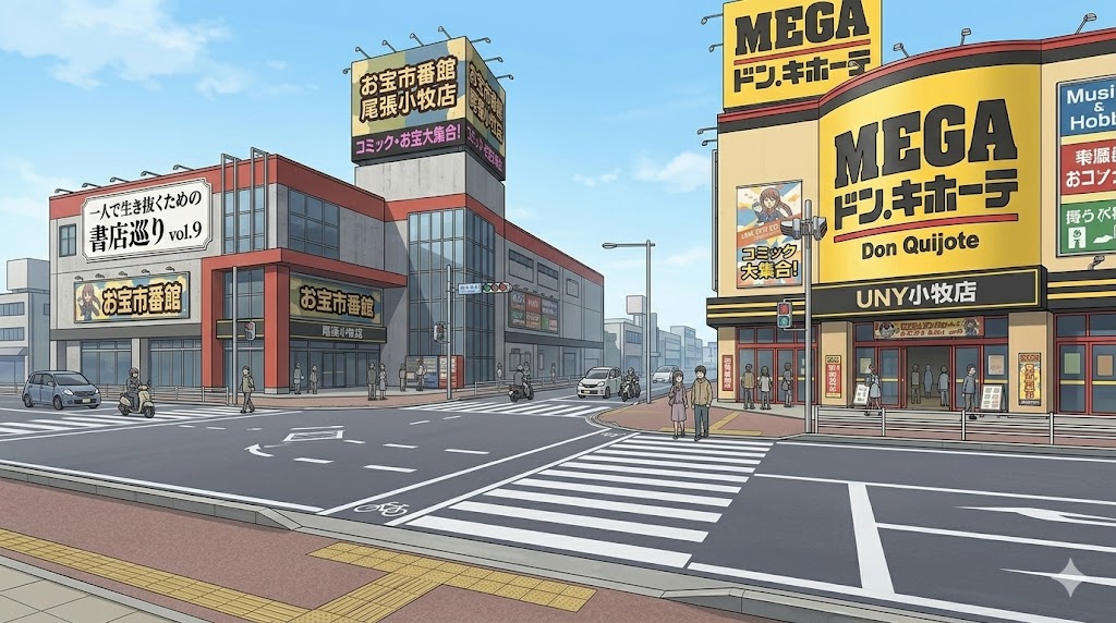 お宝市番館尾張小牧店　お宝市番館　尾張小牧店　愛知県小牧市　愛知県　小牧市　書評記事　書評ブログ　書店巡り　一人で生き抜く　MEGAドン・キホーテUNY小牧店　Gemini