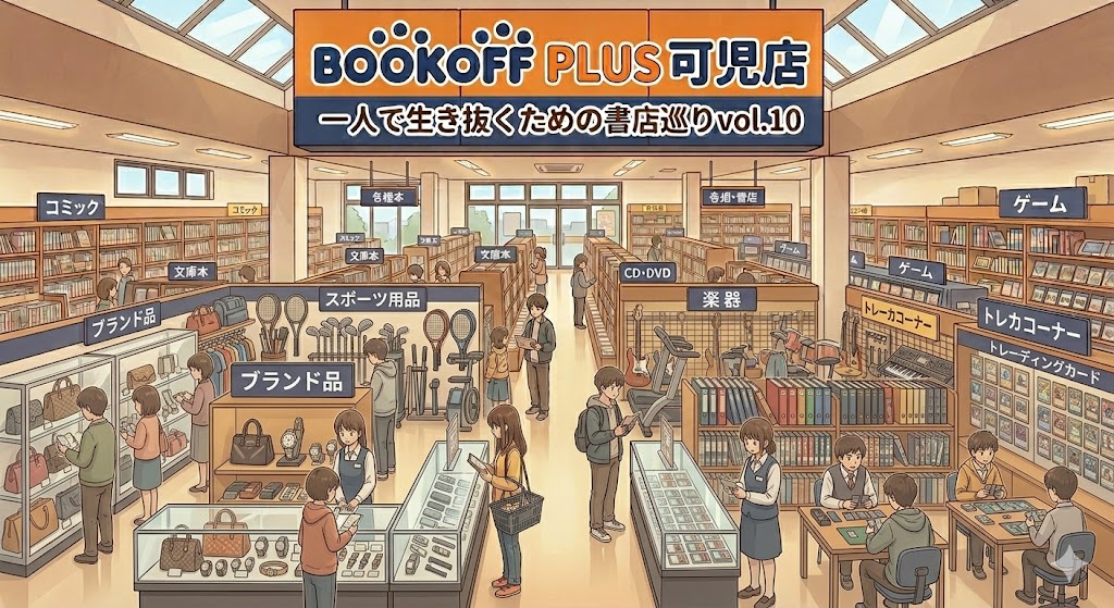 BOOKOFFPLUS可児店　BOOKOFF　可児店　一人で生き抜く　ブランド　スポーツ用品　トレカ　書評ブログ　書評記事　書評　書店巡り