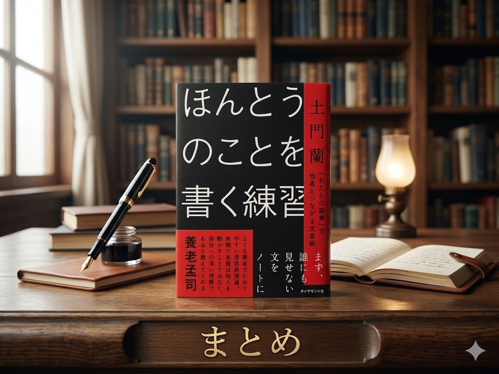 土門蘭　ほんとうのことを書く練習　書くこと　文章術　すごさ　体感　練習　表紙