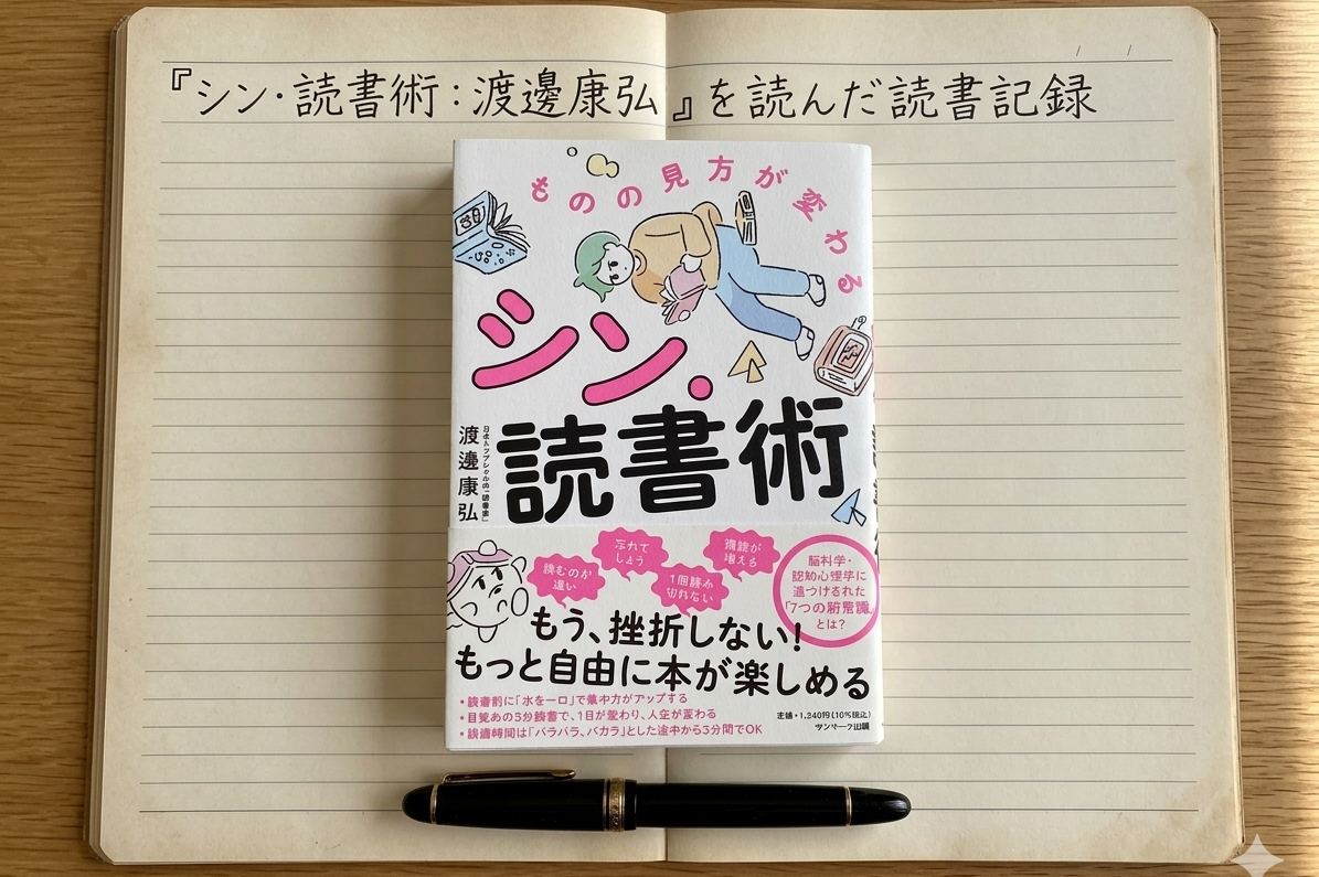 渡邊康弘　シン・読書術　読書術　表紙　目標設定　理由