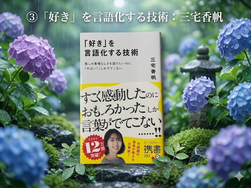 三宅香帆　「好き」を言語化する技術　言語化　技術　文章術　好き　表紙