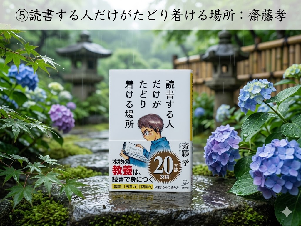 齋藤孝　読書する人だけがたどり着ける場所　読書術　場所　読書　人