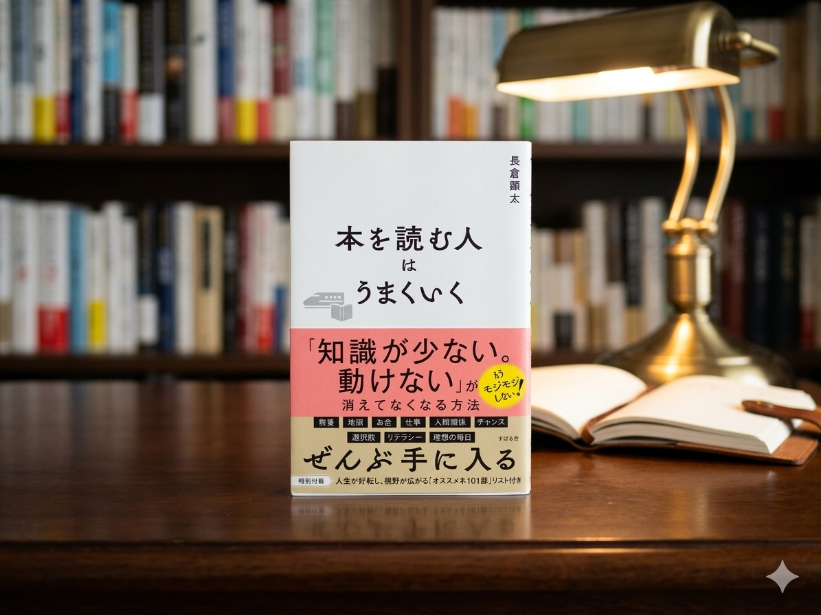 本を読む人はうまくいく 読書術 長倉顕太 読書 一人で生き抜く 書評ブログ 書評記事 Gemini AI