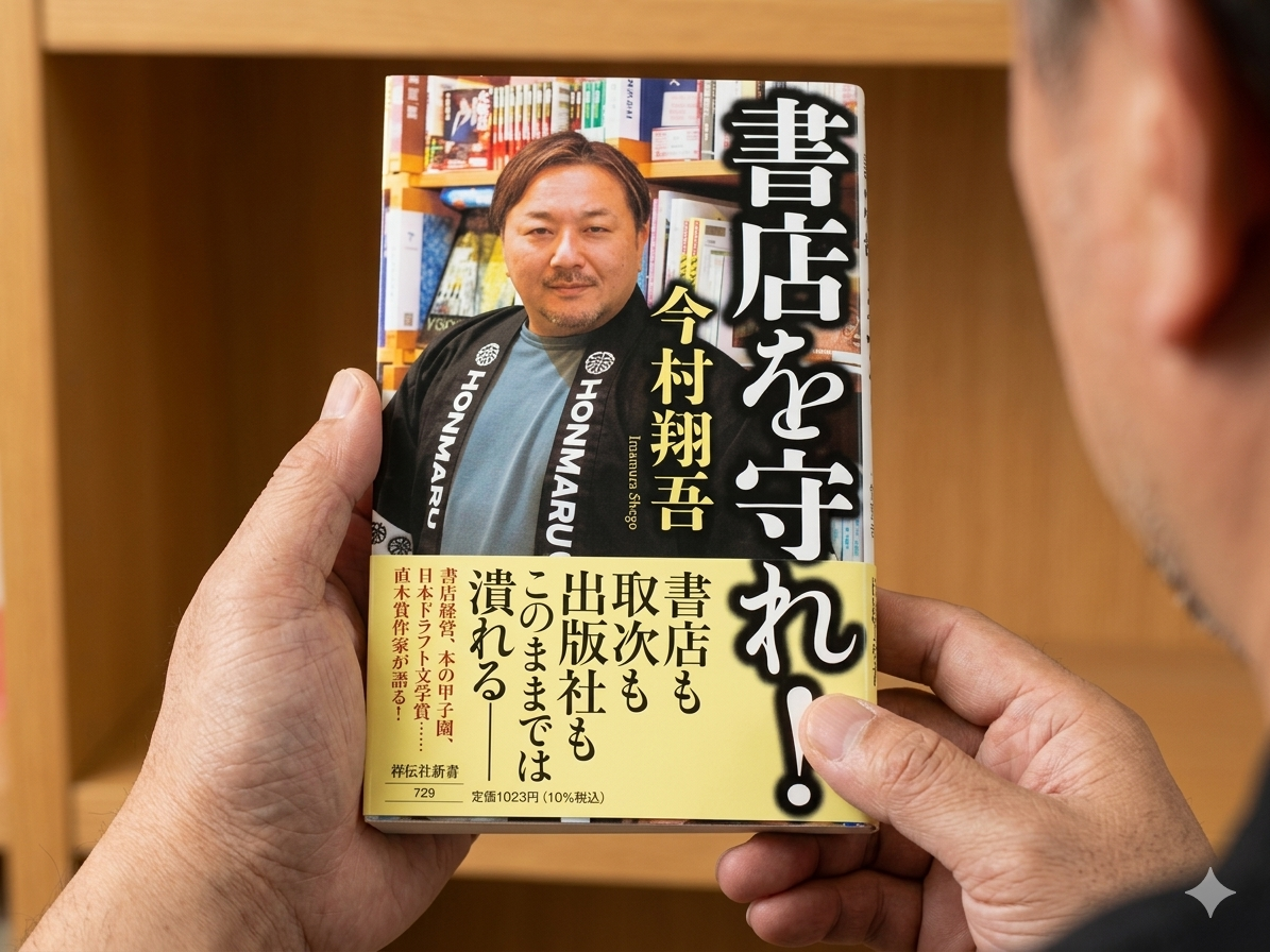 今村翔吾　書店を守れ！　社会　表紙　一人で生き抜く　AI　Gemini　書店
