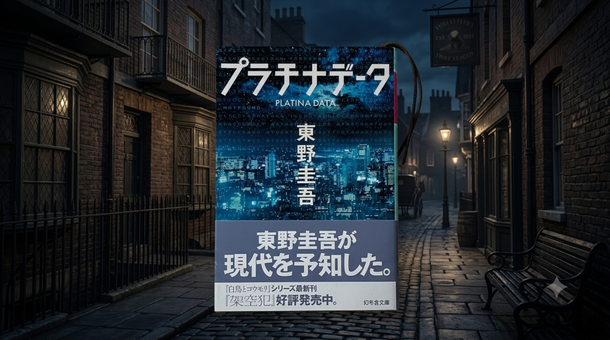東野圭吾 プラチナデータ 文学 小説 SF小説 一人で生き抜く 見えない Gemini AI 書評記事 書評ブログ