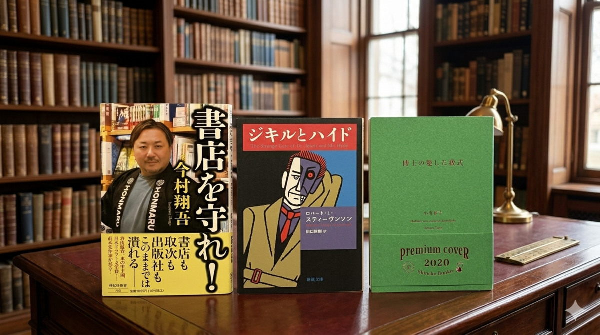 一人で生き抜く　読書記録　生存戦略　書籍　Gemini　AI　書評記事　書評ブログ　書店を守れ！　ジキルとハイド　博士の愛した数式　文学　小説　社会