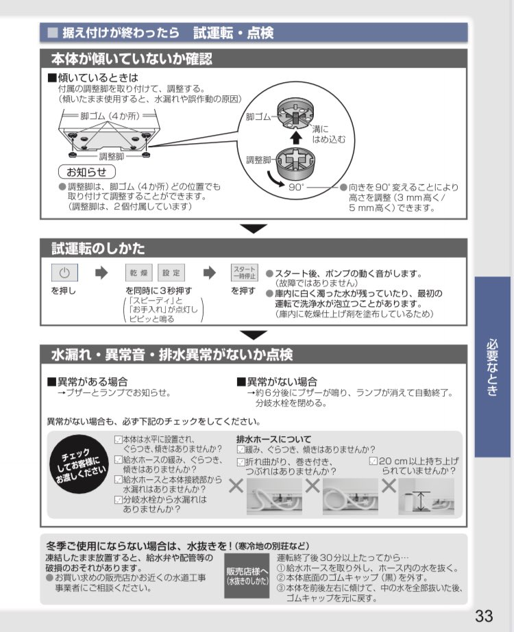 Panasonicの食洗機「NP-TH4」シリーズ のエラー時のリセット方法を知り
