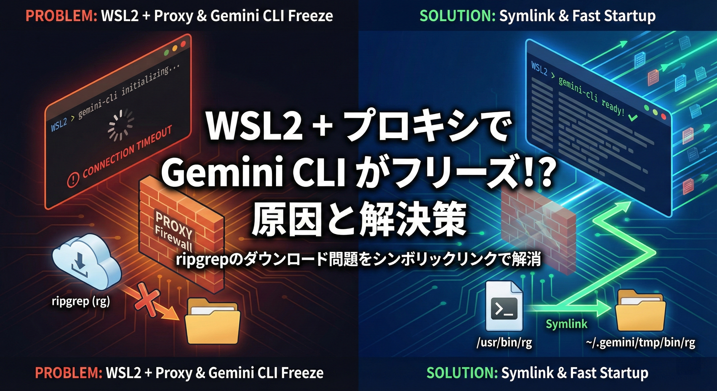 WSL2】Gemini CLIが「Initializing」で数分止まる・遅い場合の対処法