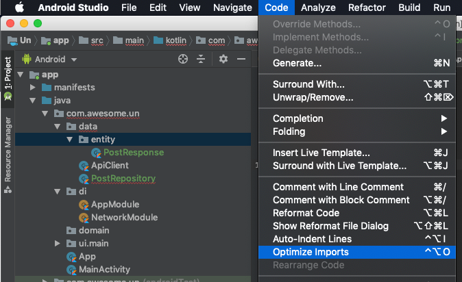 Androidstudioフォーマットをマクロで登録する Qoop S Developers Blog