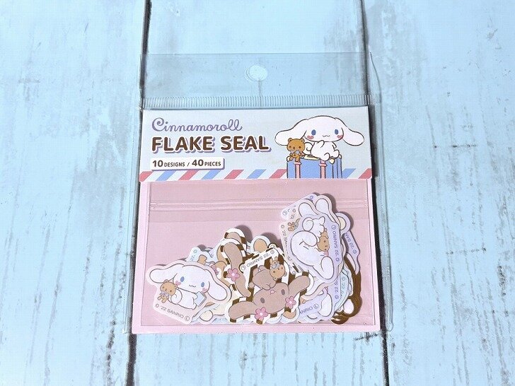 ダイソー サンリオのフレークシール シナモロール(トリップ)&times;1