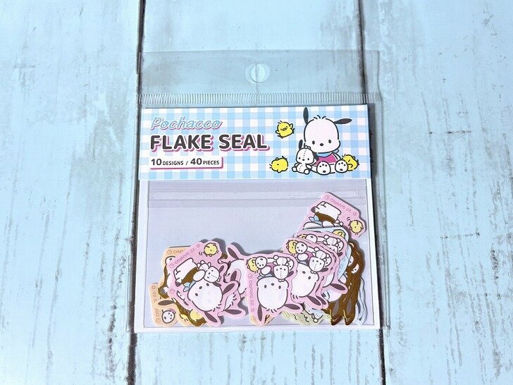 ダイソー サンリオのフレークシール ポチャッコ(フレンズ)&times;1