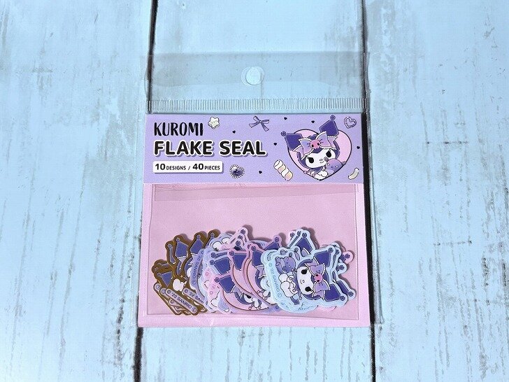 ダイソー サンリオのフレークシール クロミ(パステルベア)&times;1