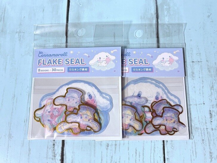 ワッツ サンリオのフレークシール シナモロール&times;2