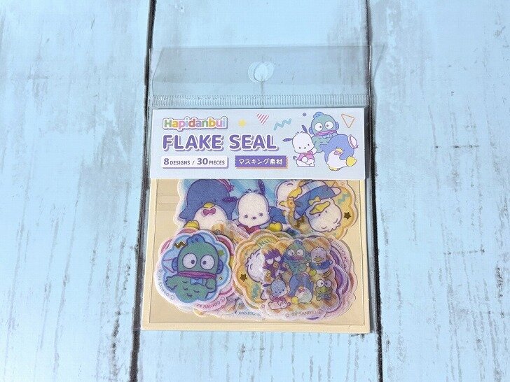 ワッツ サンリオのフレークシール はぴだんぶい&times;1