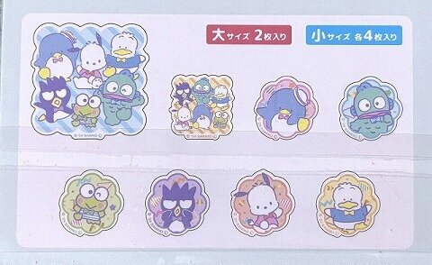 ワッツ サンリオのフレークシール はぴだんぶいの中身