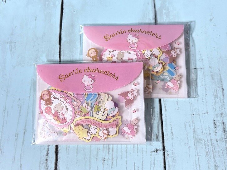 サンリオキャラクターズ シール＆ケースセット&times;2